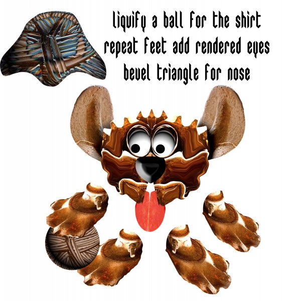 Creation of Yarn with Mouse: Step 11